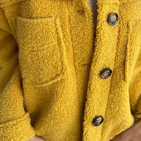 Cassevelle - Button Down Teddy Coat Cooler Weather Wear — view 3 of 7