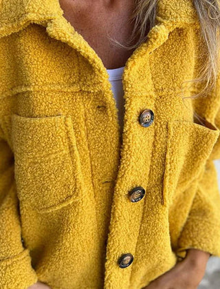 Cassevelle - Button Down Teddy Coat Cooler Weather Wear — view 5 of 7