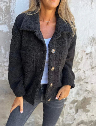 Cassevelle - Button Down Teddy Coat Cooler Weather Wear — view 6 of 7