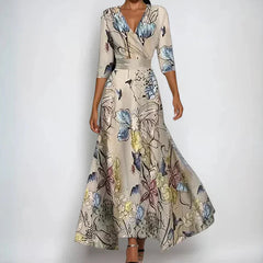 Marisola - Floral Wrap Dress Daytime And Occasion Wear