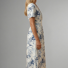 Marivelle - V Neck Flared Skirt Occasion Dress — view 5 of 5
