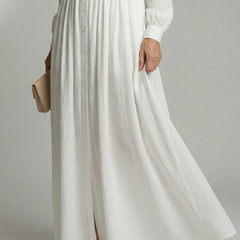 Marleigh - Long Button Front Shirt Dress Day To Evening — view 8 of 10