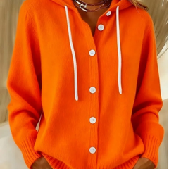 Aldrena - Hooded Long Sleeve Knit Cardigan — view 4 of 7