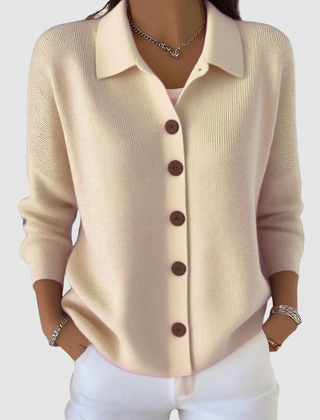 Marlowine - Collared Button Front Knit Cardigan — view 5 of 8