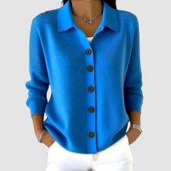 Marlowine - Collared Button Front Knit Cardigan — view 6 of 8
