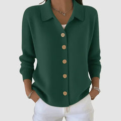 Marlowine - Collared Button Front Knit Cardigan — view 8 of 8