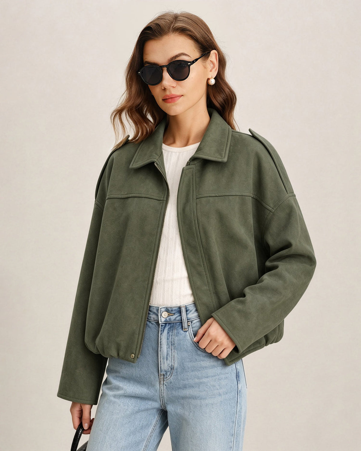 Marlowix - Oversized Zip Jacket Casual Cold Weather Wear — view 2 of 6