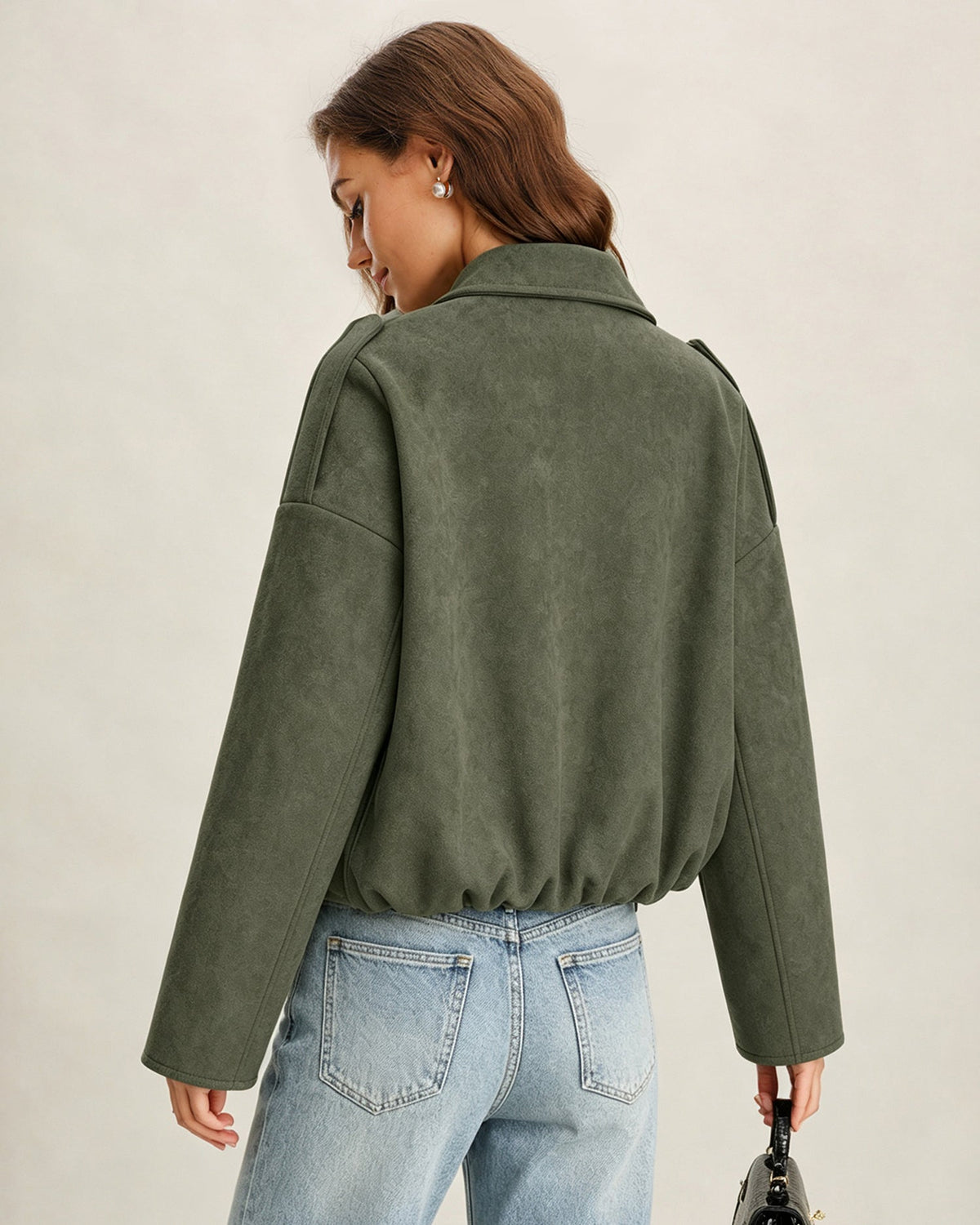 Marlowix - Oversized Zip Jacket Casual Cold Weather Wear — view 3 of 6