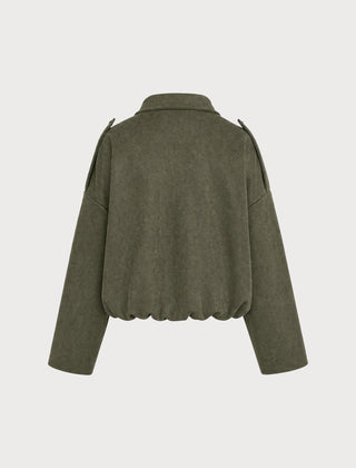Marlowix - Oversized Zip Jacket Casual Cold Weather Wear — view 5 of 6