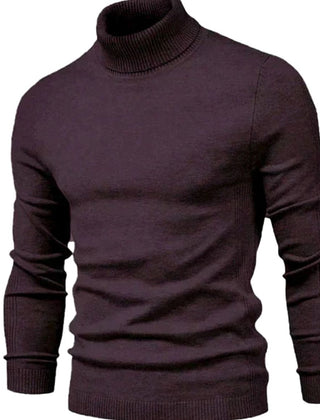Merrowick - Slim Fit Turtleneck Knit Sweater Cold Weather Layering — view 4 of 8