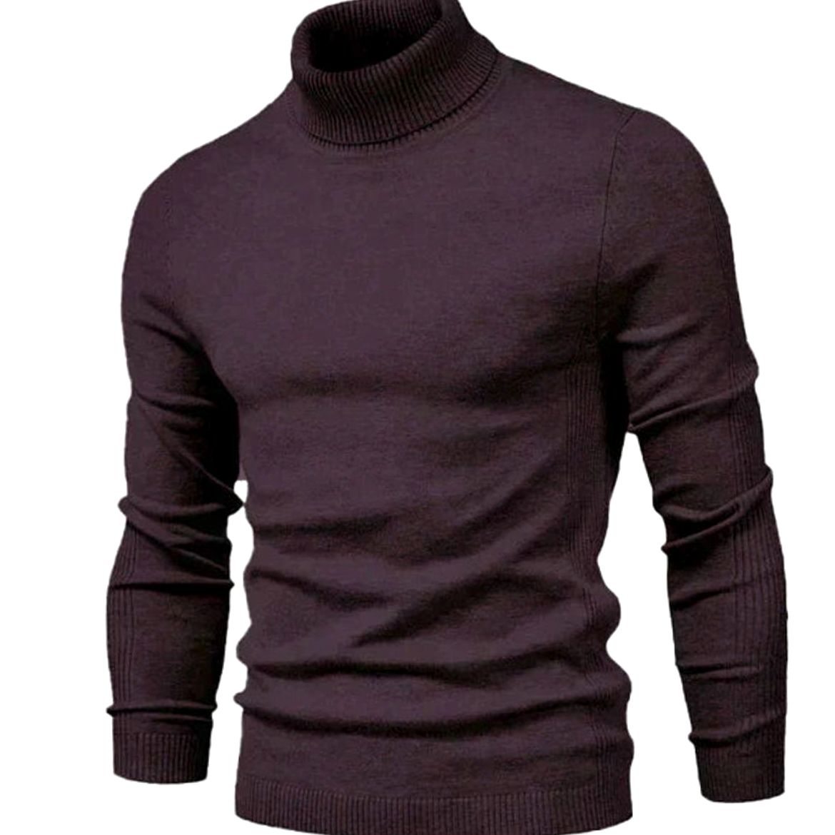 Merrowick - Slim Fit Turtleneck Knit Sweater Cold Weather Layering — view 4 of 8