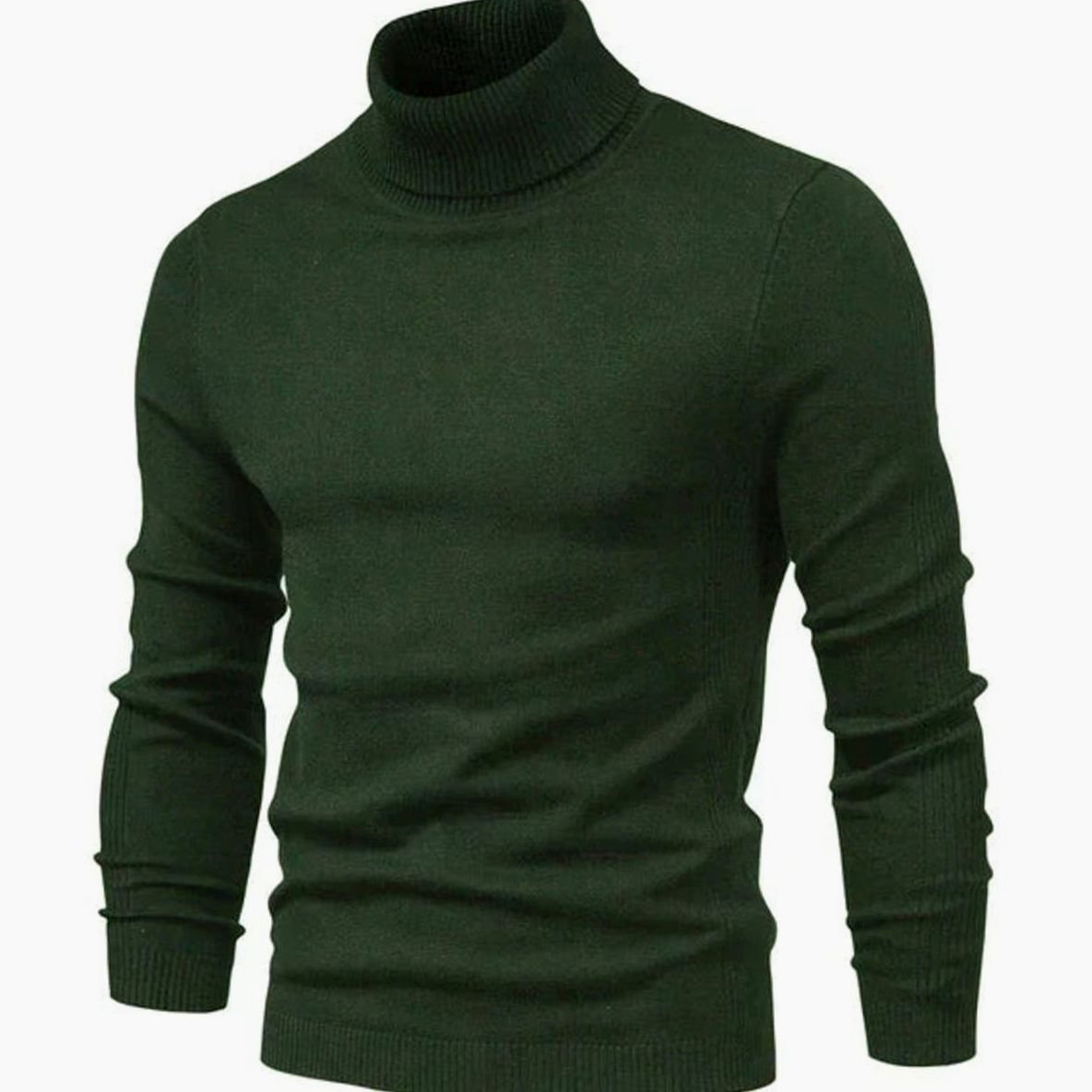 Merrowick - Slim Fit Turtleneck Knit Sweater Cold Weather Layering — view 5 of 8
