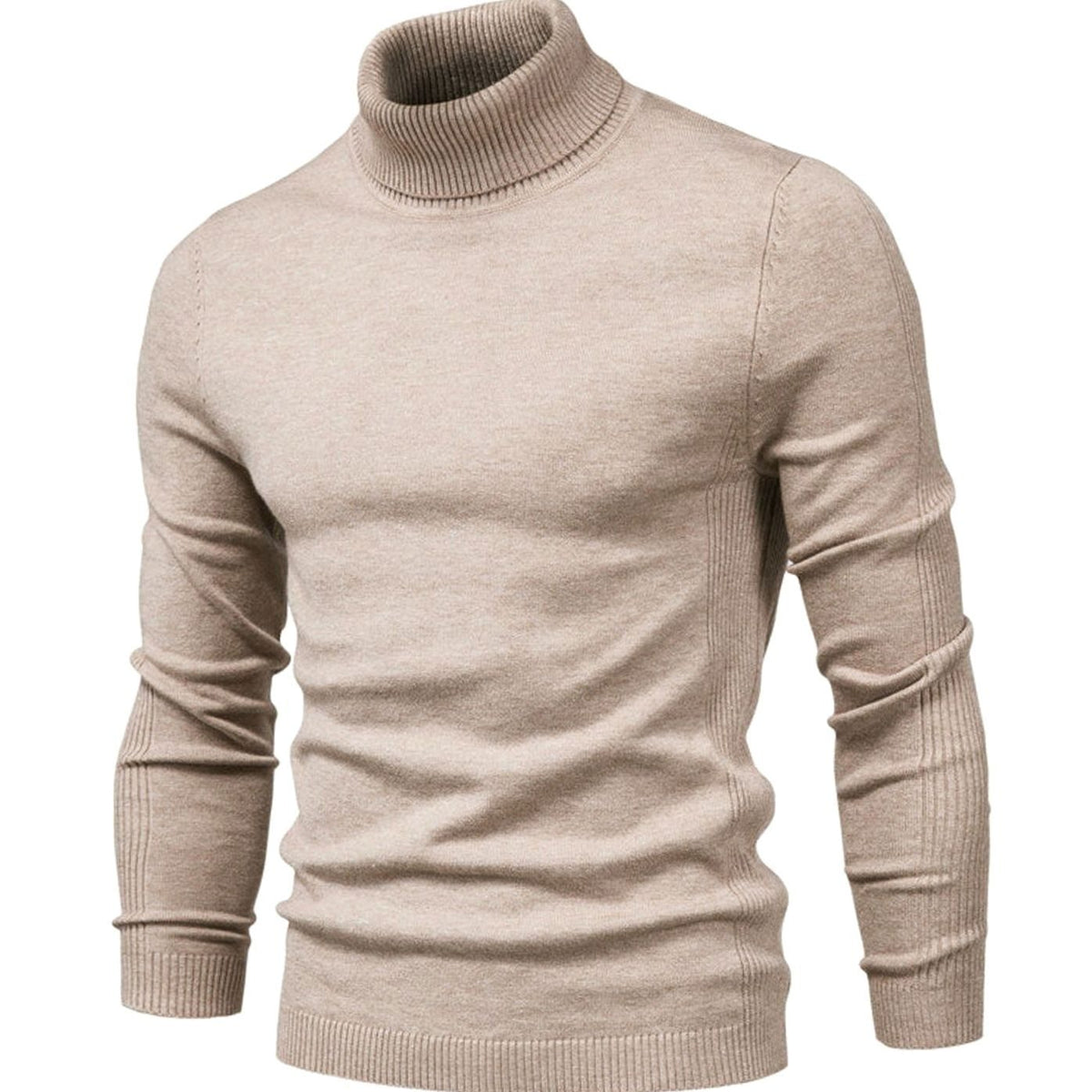 Merrowick - Slim Fit Turtleneck Knit Sweater Cold Weather Layering — view 6 of 8