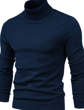 Merrowick - Slim Fit Turtleneck Knit Sweater Cold Weather Layering — view 7 of 8