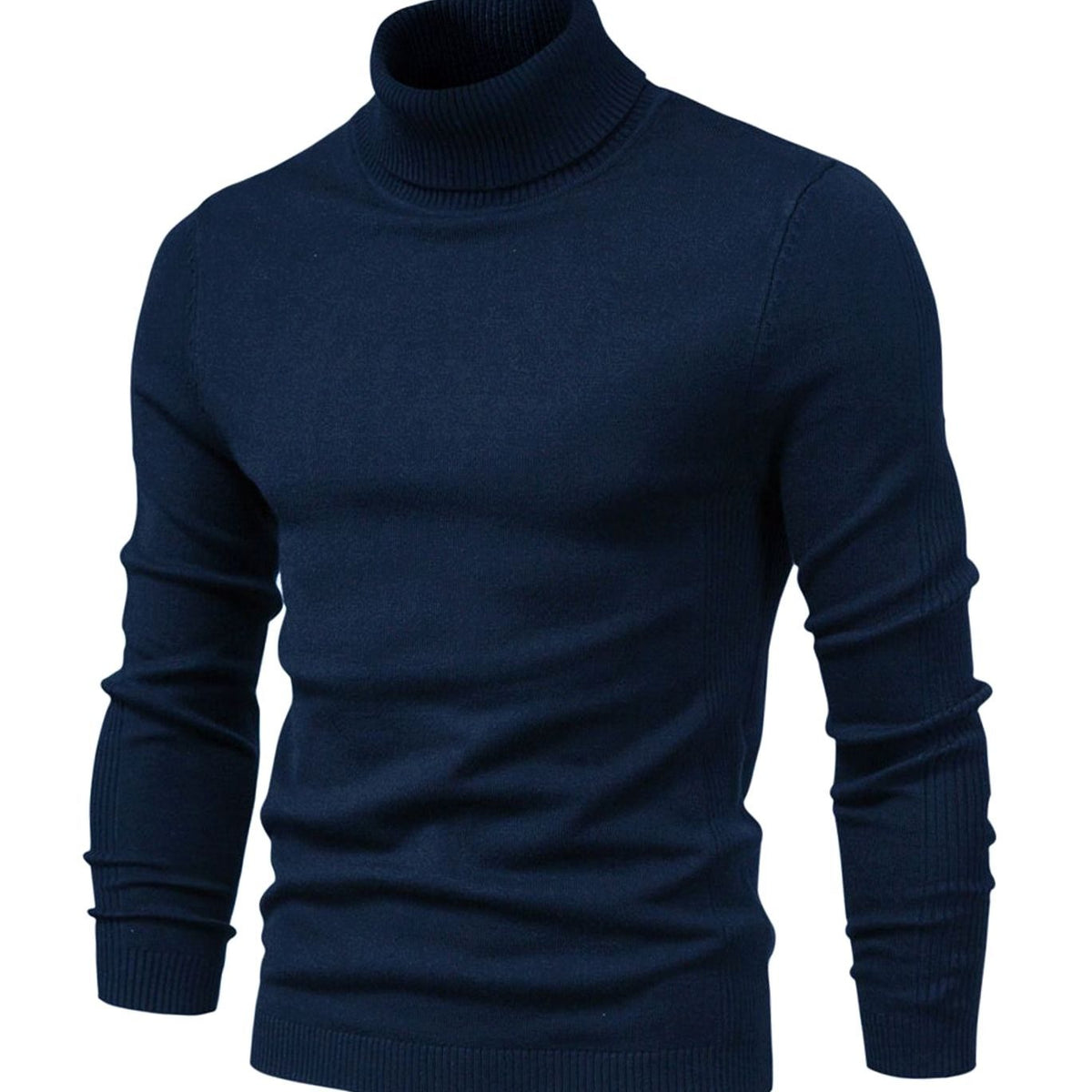 Merrowick - Slim Fit Turtleneck Knit Sweater Cold Weather Layering — view 7 of 8