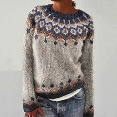 Norvelle - Fair Isle Crew Neck Pullover Casual Layering — view 10 of 10