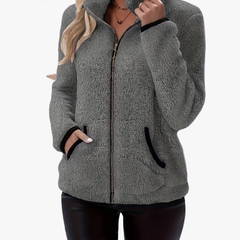 Pellara - Sherpa Fleece Jacket Cool Weather Layering
