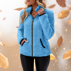 Pellara - Sherpa Fleece Jacket Cool Weather Layering — view 7 of 8