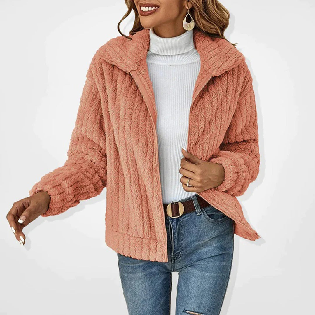Plusella - Extended Length Fleece Cardigan Everyday Layering