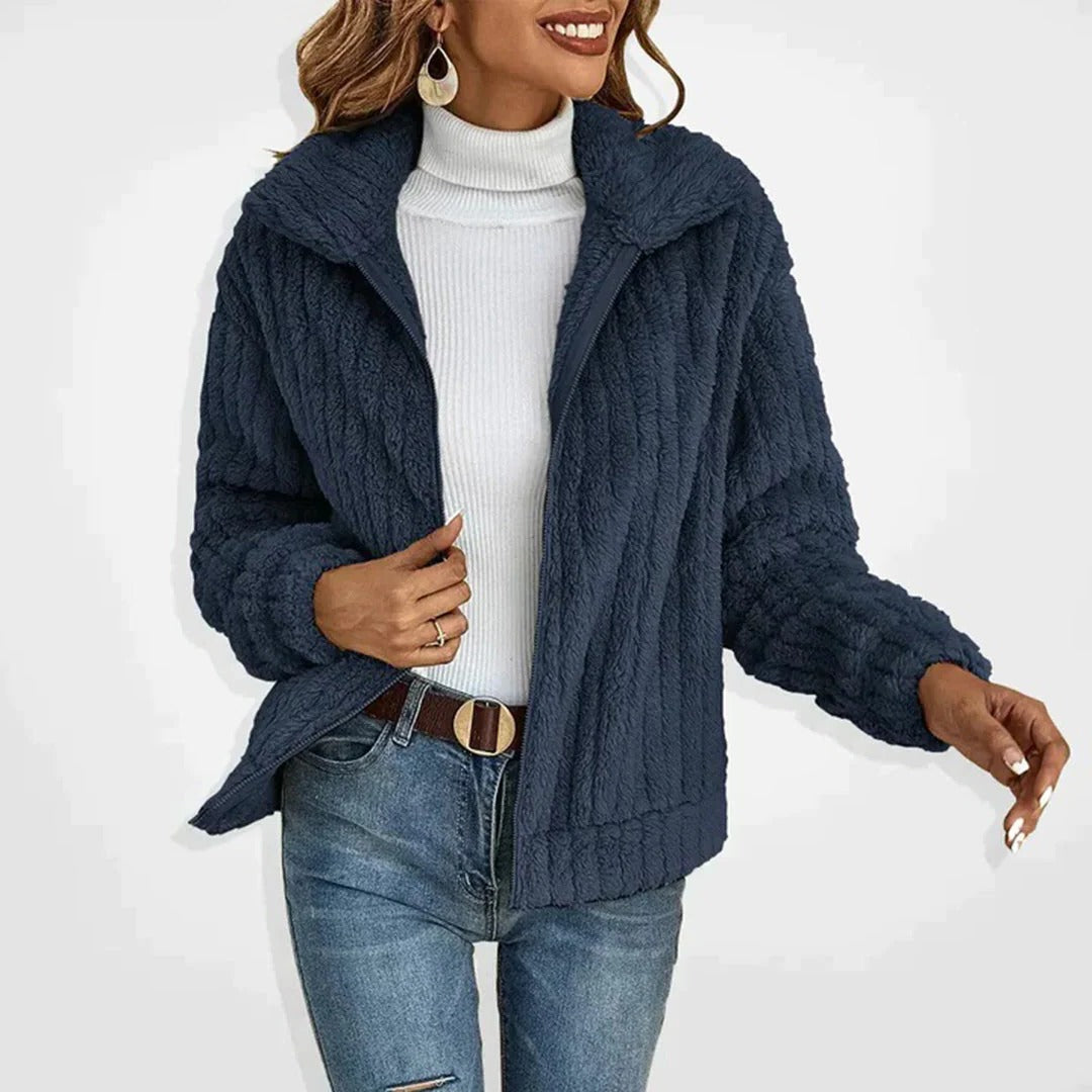 Plusella - Extended Length Fleece Cardigan Everyday Layering — view 5 of 5