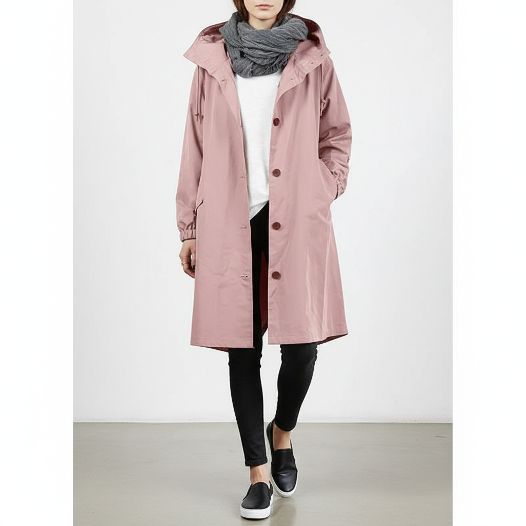 Rainora - Hooded Longline Rain Jacket Outdoor Wear — view 2 of 9