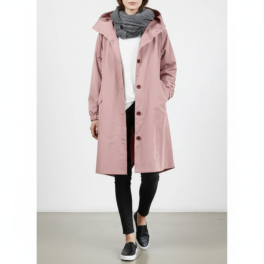 Rainora - Hooded Longline Rain Jacket Outdoor Wear — view 2 of 9