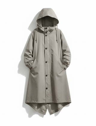 Rainora - Hooded Longline Rain Jacket Outdoor Wear — view 4 of 9