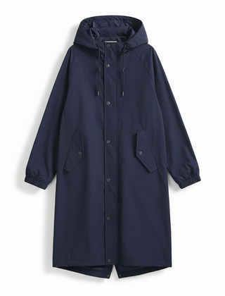 Rainora - Hooded Longline Rain Jacket Outdoor Wear — view 6 of 9