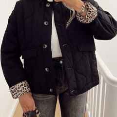 Ravello - Bomber Jacket With Leopard Lining — view 3 of 7