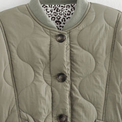Ravello - Bomber Jacket With Leopard Lining — view 5 of 7