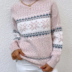 Marleth - Ribbed Cuff Relaxed Sweater Office Wear — view 3 of 5