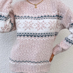 Marleth - Ribbed Cuff Relaxed Sweater Office Wear — view 4 of 5