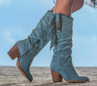 Rodessa - Western Style Mid Calf Boots Autumn Wear