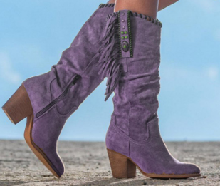 Rodessa - Western Style Mid Calf Boots Autumn Wear — view 3 of 4