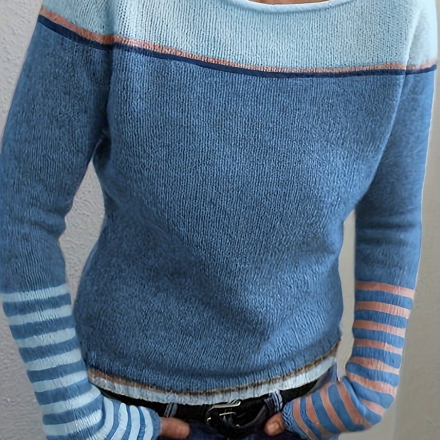 Sabrenne - Relaxed Knit Sweater For Everyday Layering — view 2 of 4