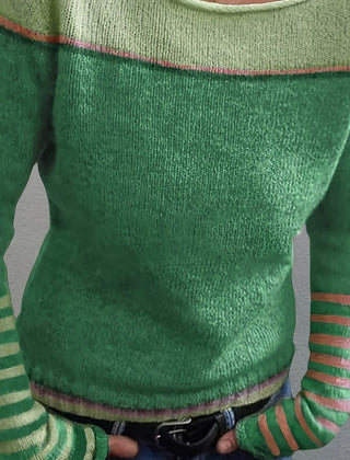 Sabrenne - Relaxed Knit Sweater For Everyday Layering — view 3 of 4