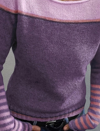 Sabrenne - Relaxed Knit Sweater For Everyday Layering — view 4 of 4