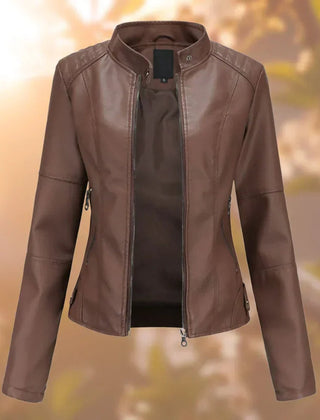 Vantree - Slim Fit Zip Up Biker Jacket — view 2 of 5