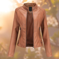Vantree - Slim Fit Zip Up Biker Jacket — view 3 of 5