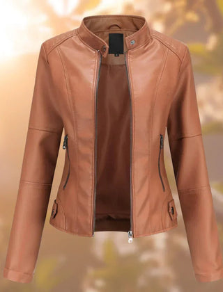 Vantree - Slim Fit Zip Up Biker Jacket — view 3 of 5