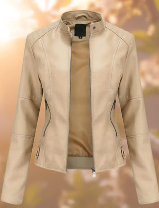Vantree - Slim Fit Zip Up Biker Jacket — view 4 of 5
