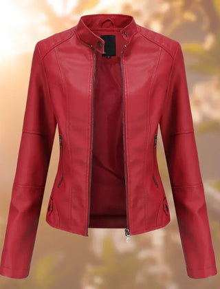 Vantree - Slim Fit Zip Up Biker Jacket — view 5 of 5