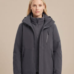 Solstara - Waterproof Hooded Winter Jacket Cold Weather Commuting
