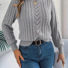 Sorrelle - Cable Knit Pullover Sweater Casual Layering — view 10 of 10