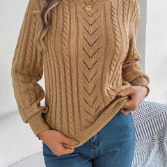 Sorrelle - Cable Knit Pullover Sweater Casual Layering — view 4 of 10