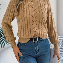Sorrelle - Cable Knit Pullover Sweater Casual Layering — view 5 of 10