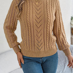 Sorrelle - Cable Knit Pullover Sweater Casual Layering — view 6 of 10
