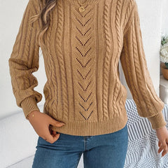 Sorrelle - Cable Knit Pullover Sweater Casual Layering — view 7 of 10