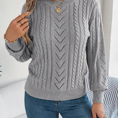 Sorrelle - Cable Knit Pullover Sweater Casual Layering — view 8 of 10