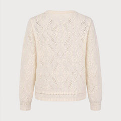 Sorrelle - Ribbed Textured Round Neck Sweater Everyday Layering — view 4 of 5